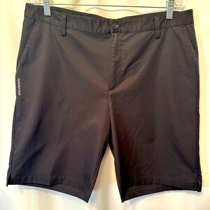Adidas Men’s 36 Golf Shorts Climacool Breathable Black White Accents 11” Inseam